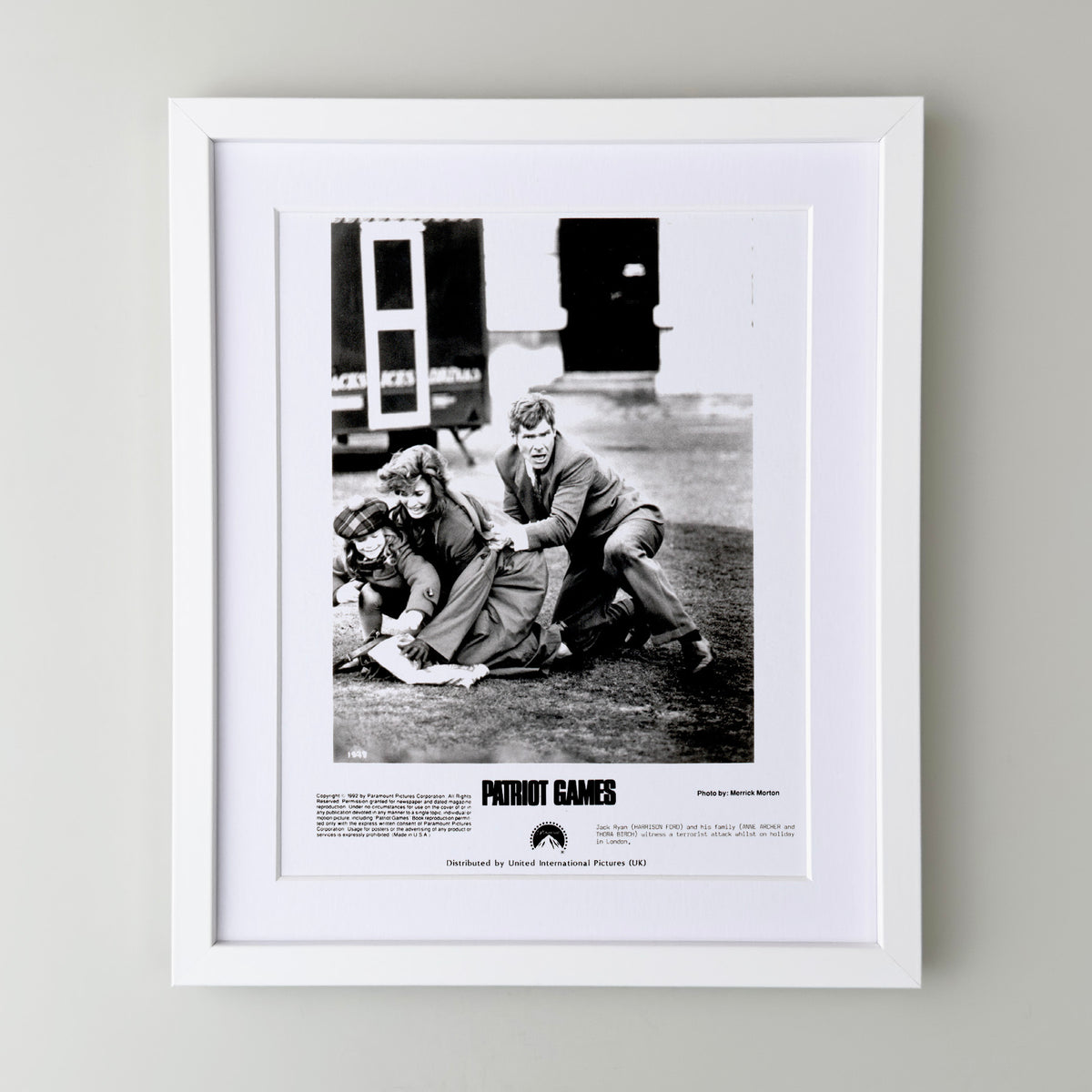 Patriot Games 1992 Film Movie Press Publicity Still Framed