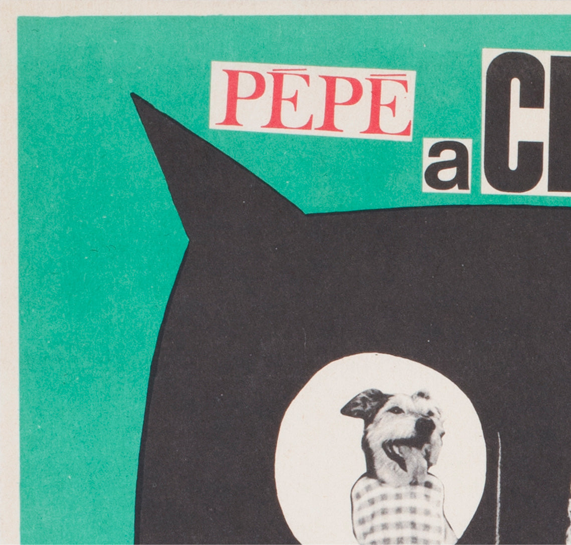 Le Vieil Homme et l'Enfant (Pepe & Claude) 1968 Czech A3 Film Movie Poster Karel Vaca - detail