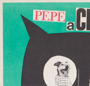 Le Vieil Homme et l'Enfant (Pepe & Claude) 1968 Czech A3 Film Movie Poster Karel Vaca - detail