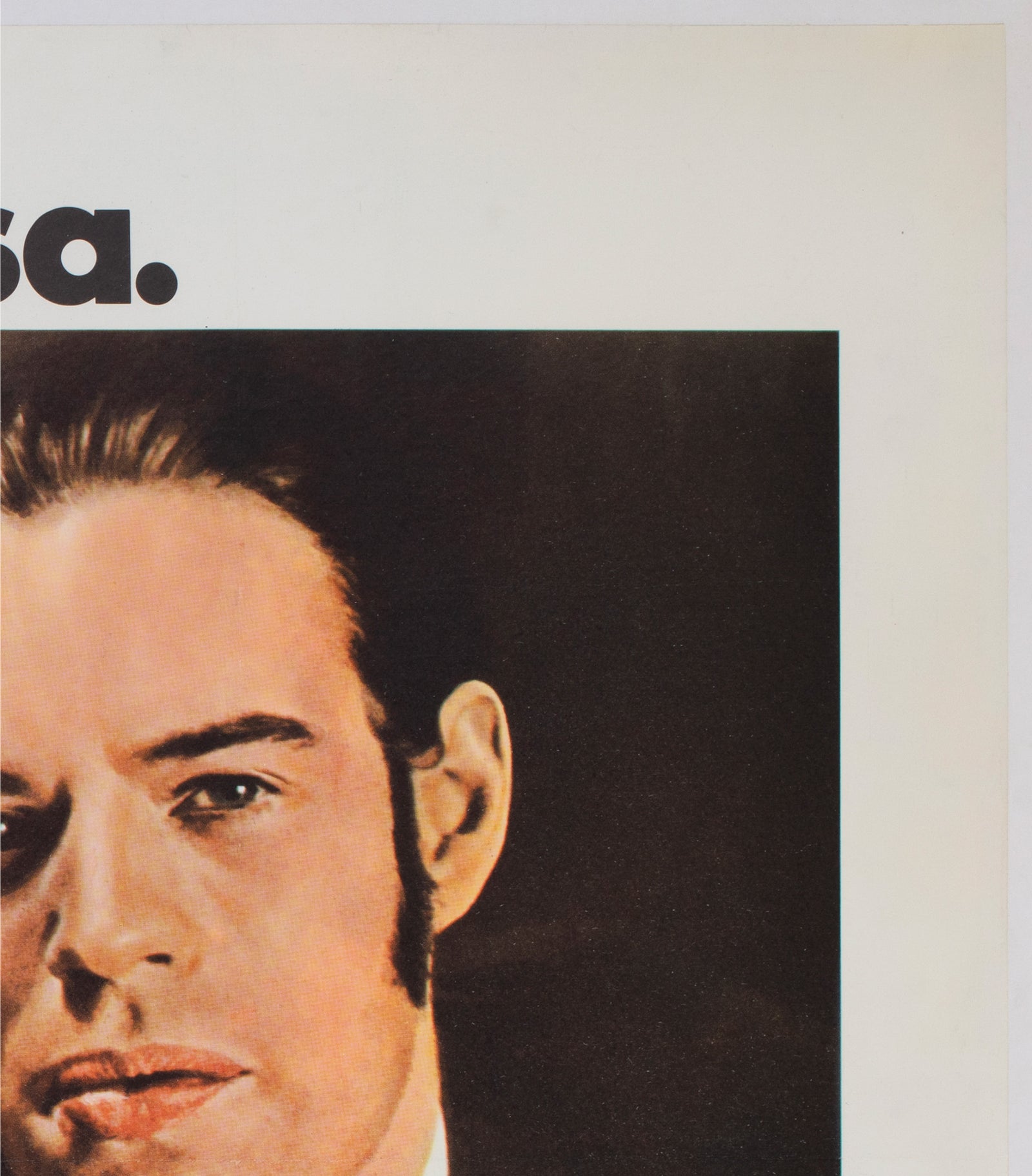 Performance 1970 UK Quad Film Movie Poster - detail