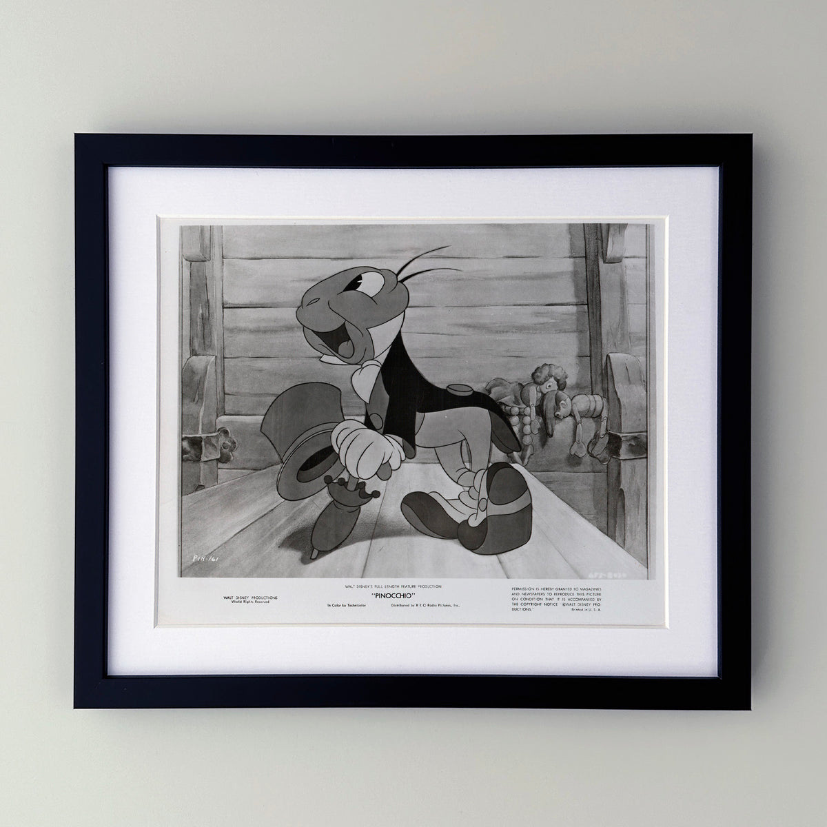 Pinocchio 1940 Film Movie Press Publicity Still Framed
