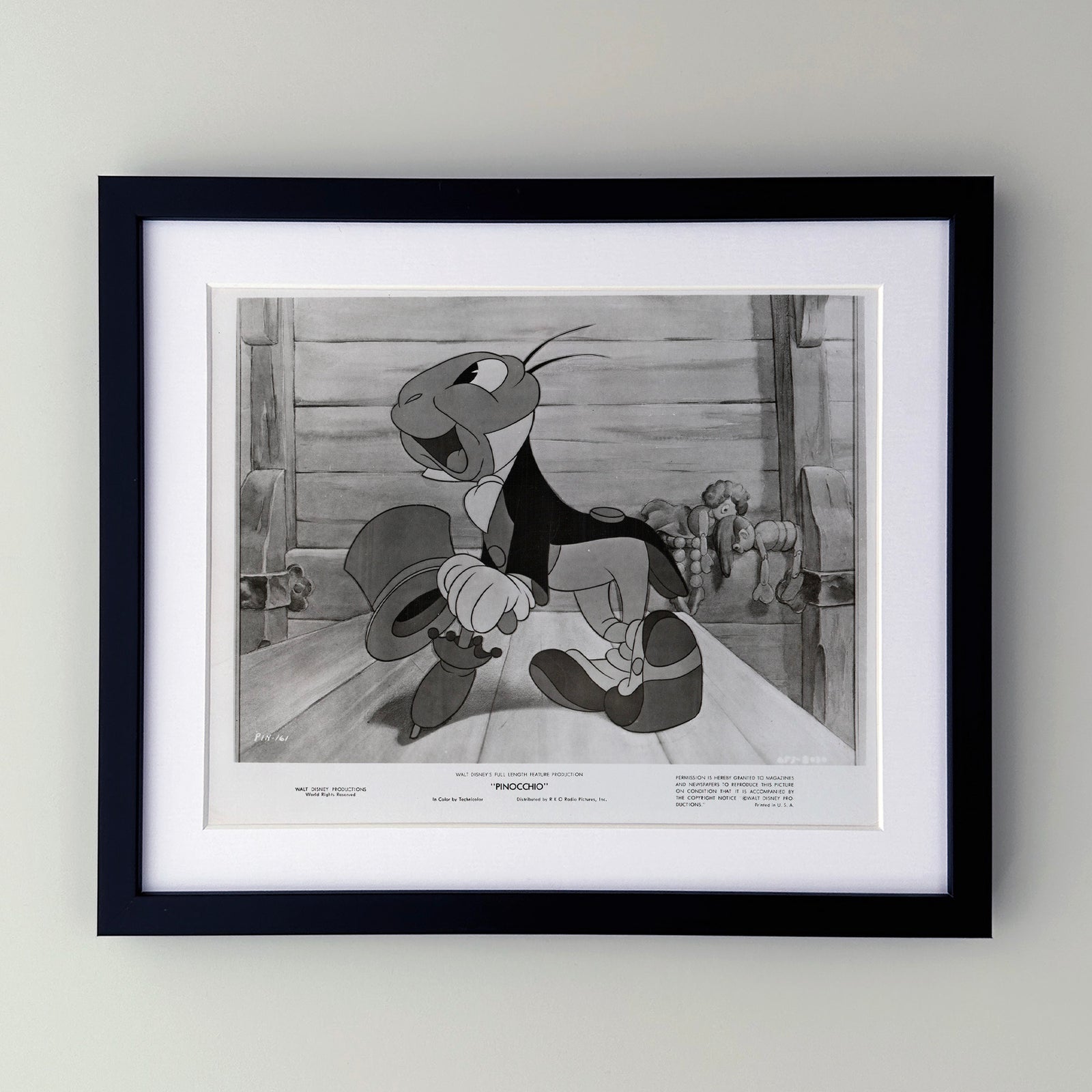 Pinocchio 1940 Film Movie Press Publicity Still Framed