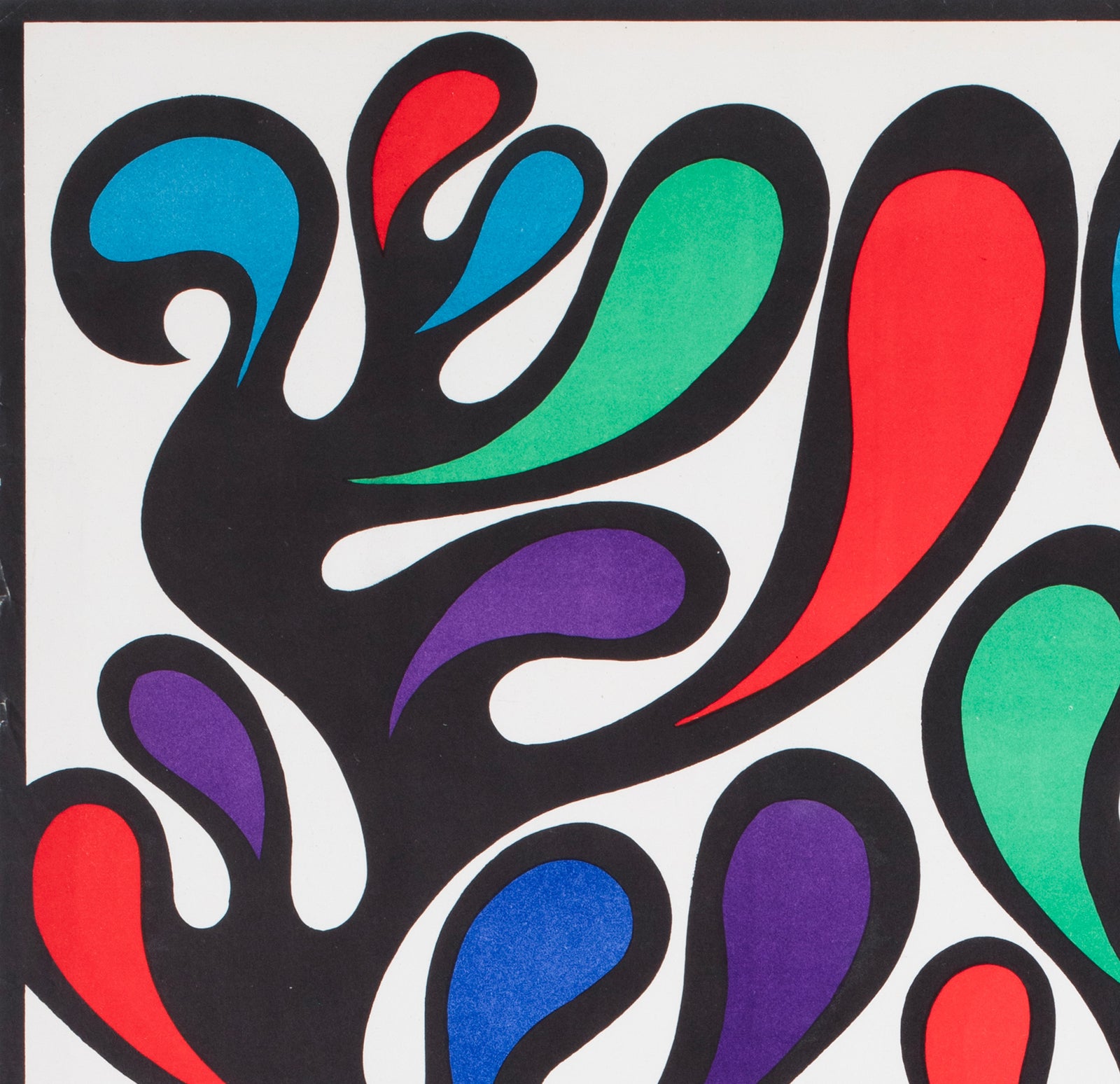 Plakat Secesyjny Art Nouveau 1971 Polish Poster Museum advertisement Hubert Hilscher - detail