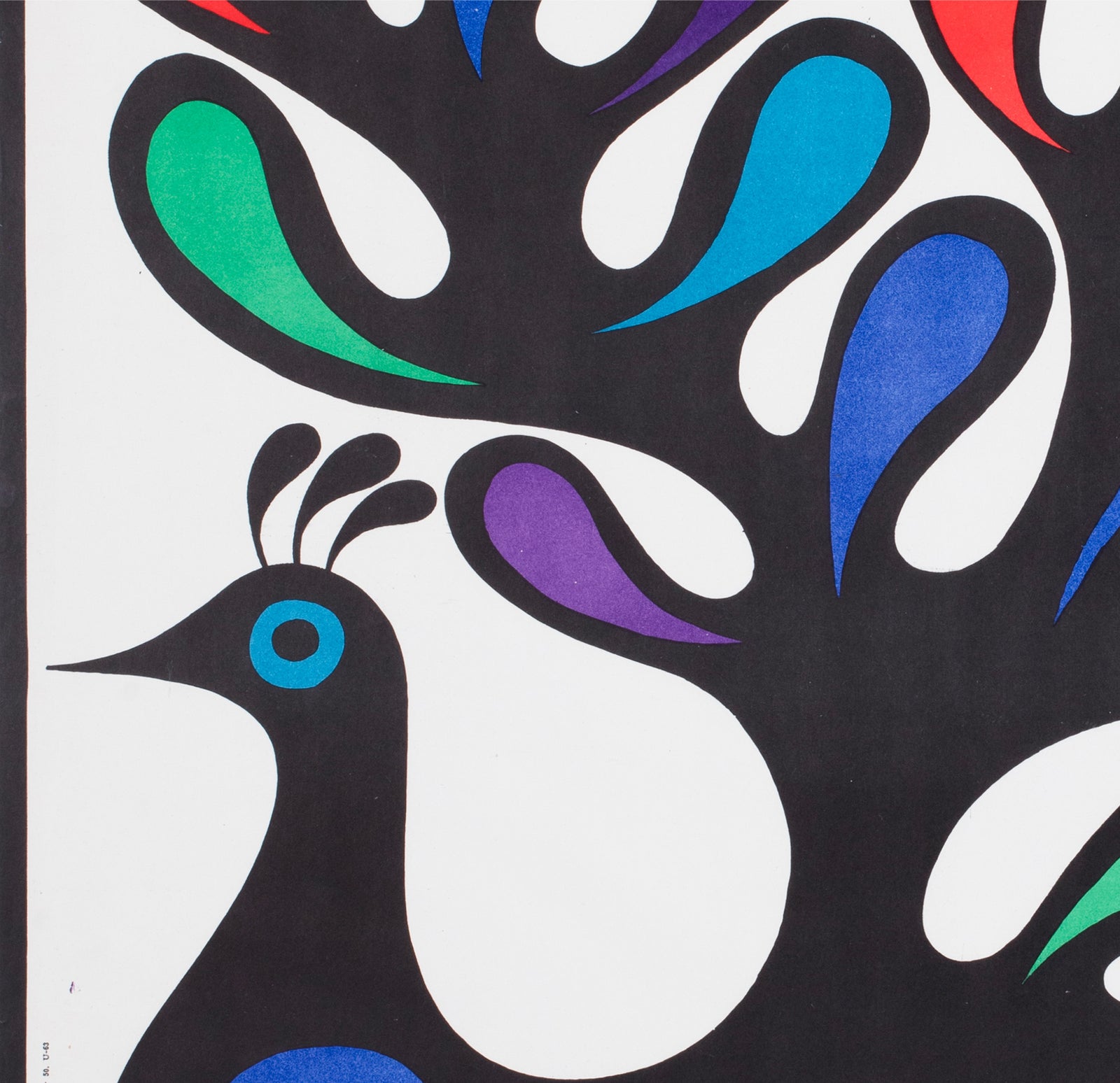 Plakat Secesyjny Art Nouveau 1971 Polish Poster Museum advertisement Hubert Hilscher - detail