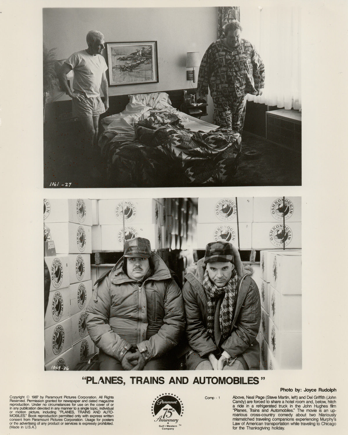 Planes Trains and Automobiles (1987) Film Movie Press Publicity Still Framed