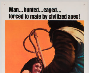 Planet of the Apes 1968 US 1 Insert Film Movie Poster - detail