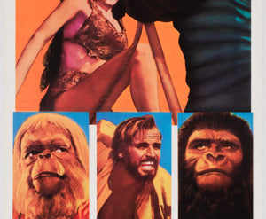Planet of the Apes 1968 US 1 Insert Film Movie Poster - detail