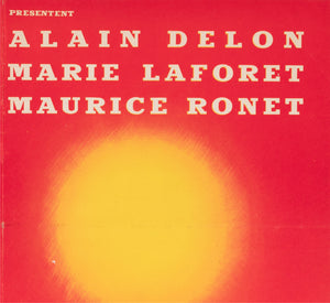 plein soleil purple moon 1960 french moyenne film movie poster jean mascii - detail