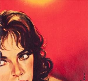 plein soleil purple moon 1960 french moyenne film movie poster jean mascii - detail