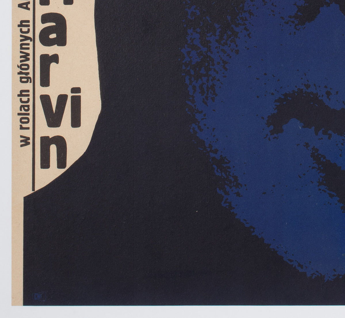 Point Blank 1970 Polish A1 Film Movie Poster, Bronislaw Zelek - detail