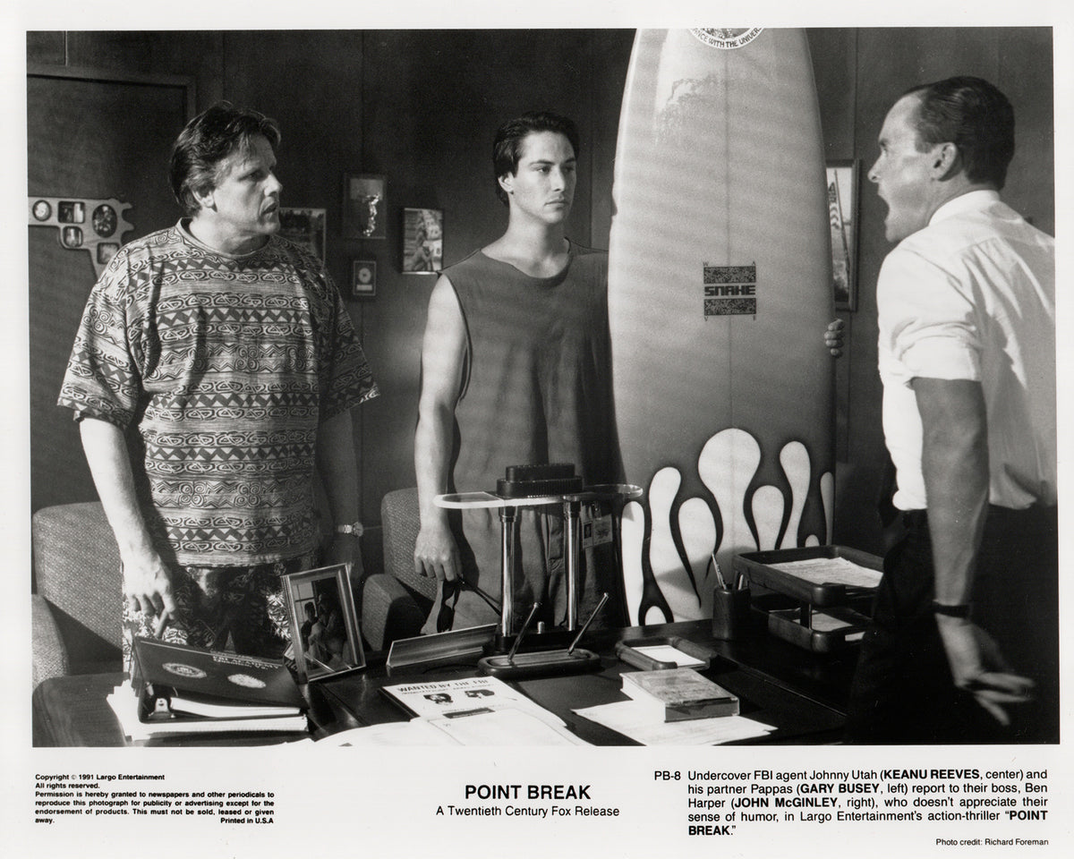 Point Break 1991 Film Movie Press Publicity Still Framed