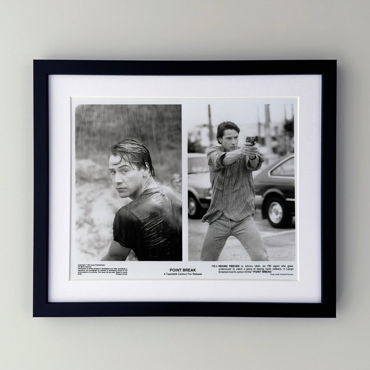 Point Break 1991 Film Movie Press Publicity Still Framed