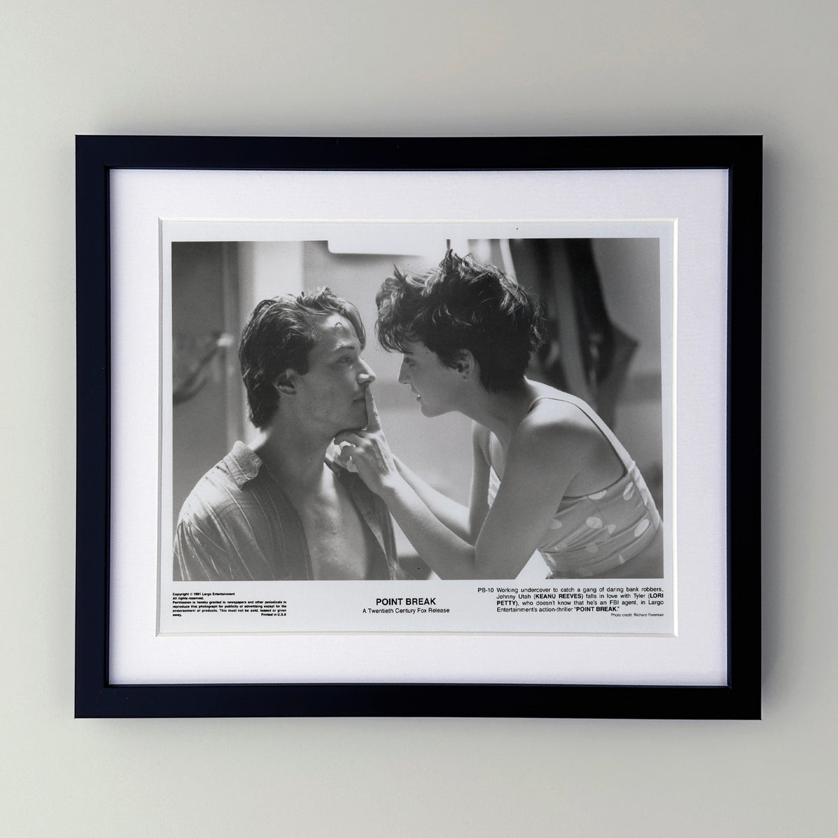 Point Break 1991 Film Movie Press Publicity Still Framed