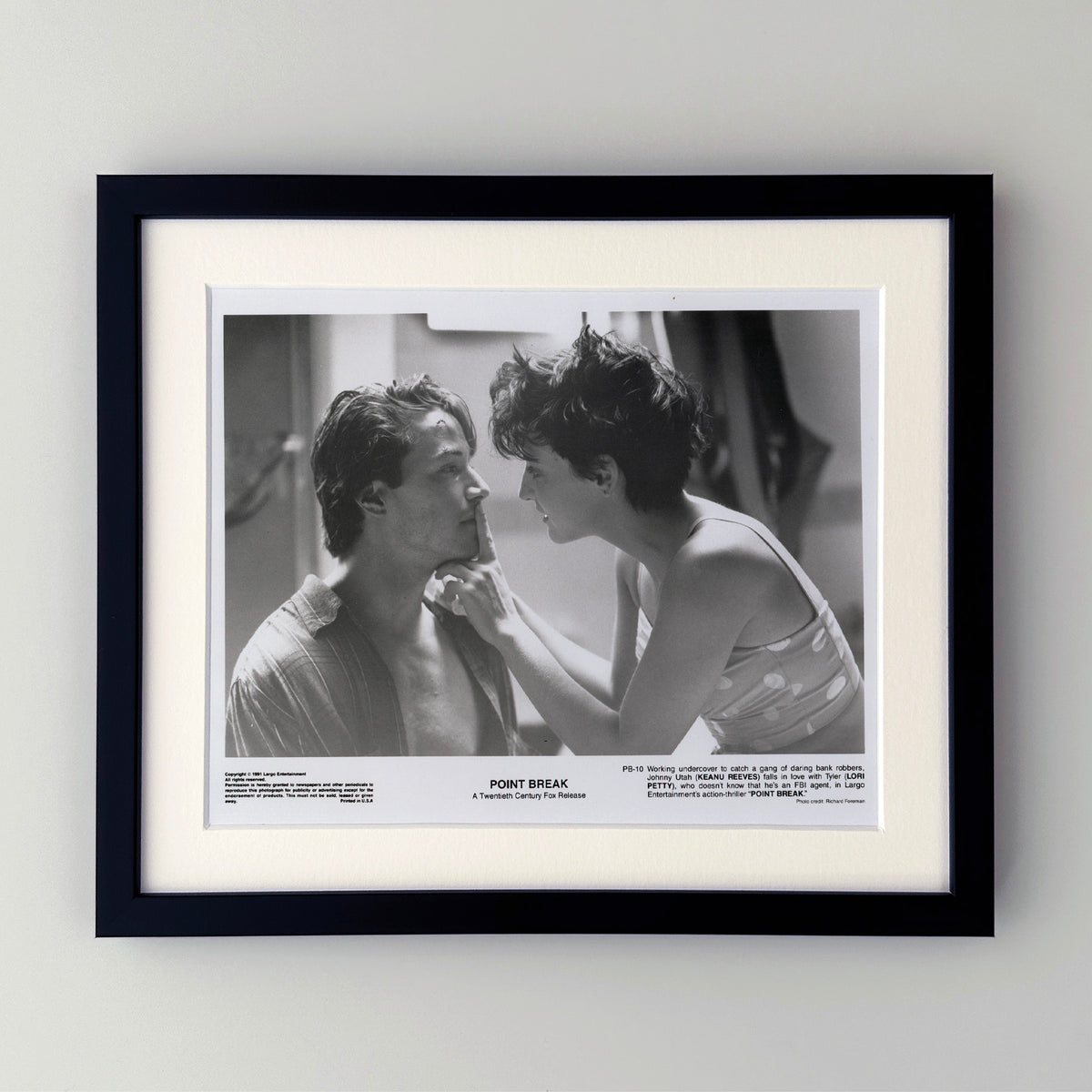 Point Break 1991 Film Movie Press Publicity Still Framed