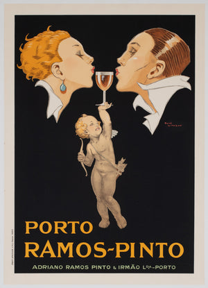 Porto Ramos c1920 French Alcohol Advertising Poster, Rene Vincent