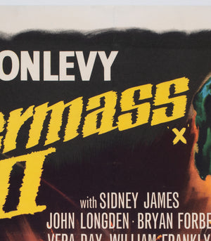 Quatermass II 1957 UK Quad Film Poster - detail