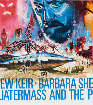 Quatermass and the Pit 1967 UK Quad Film Poster, Tom Chantrell