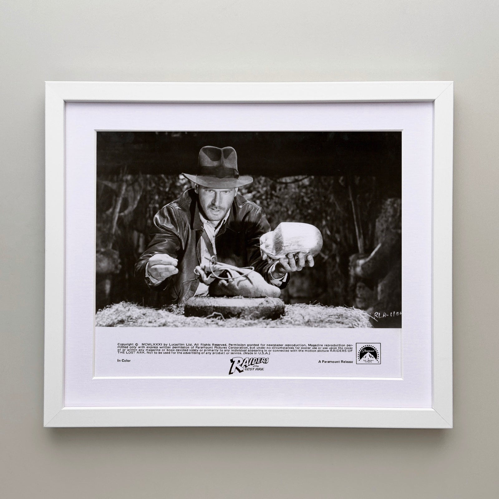 Raiders of the Lost Ark 1981 Publicity Film Movie Press Still Framed