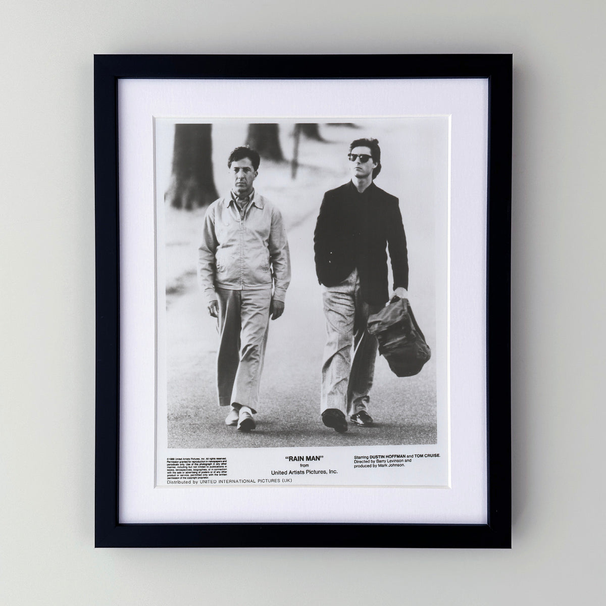 Rain Man 1988 Film Movie Press Publicity Still Framed