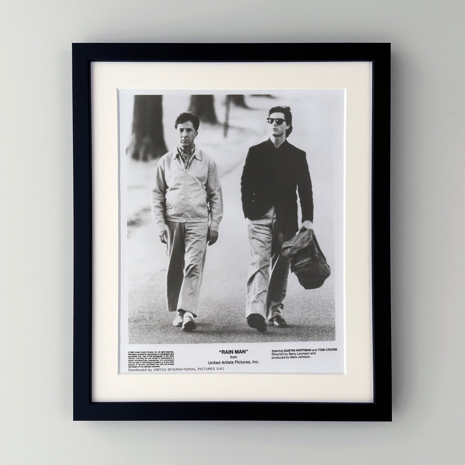 Rain Man 1988 Film Movie Press Publicity Still Framed