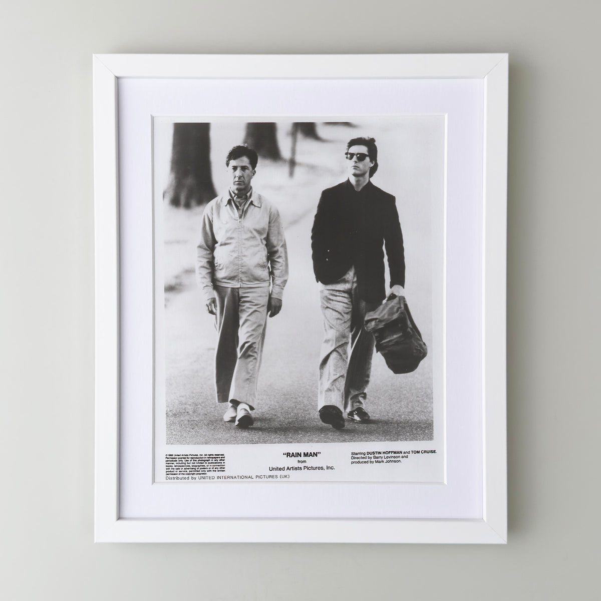 Rain Man 1988 Film Movie Press Publicity Still Framed