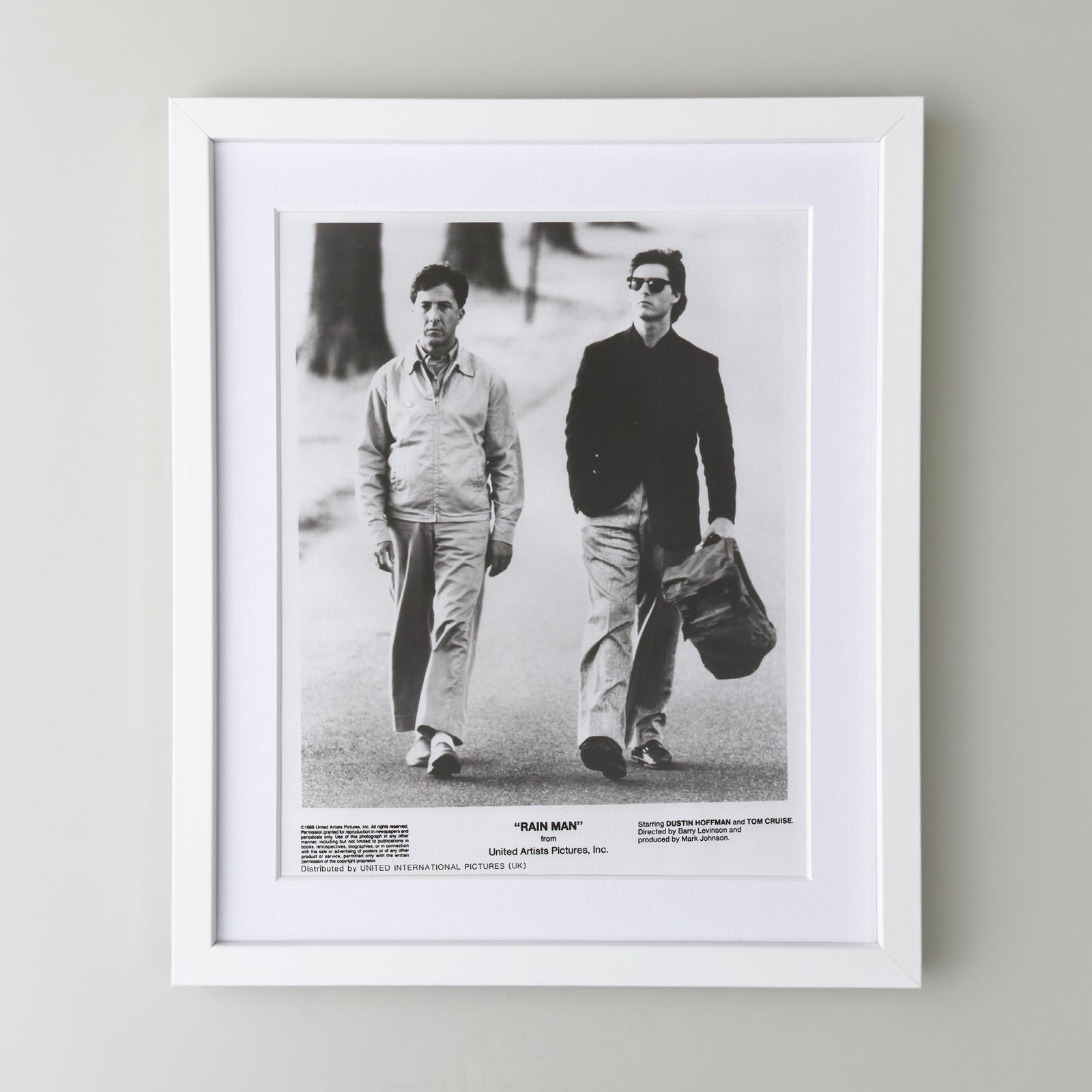 Rain Man 1988 Film Movie Press Publicity Still Framed