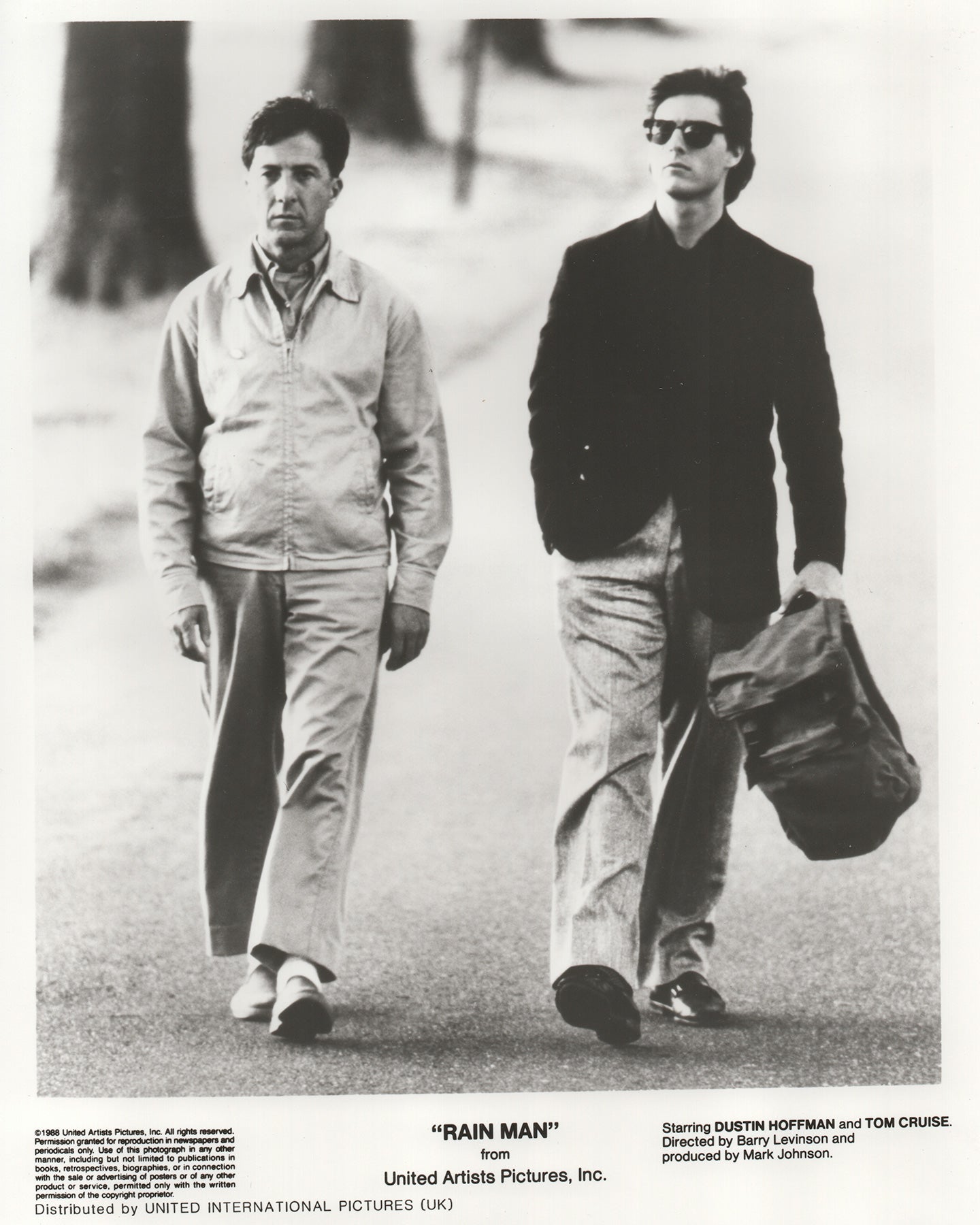 Rain Man 1988 Film Movie Press Publicity Still Framed