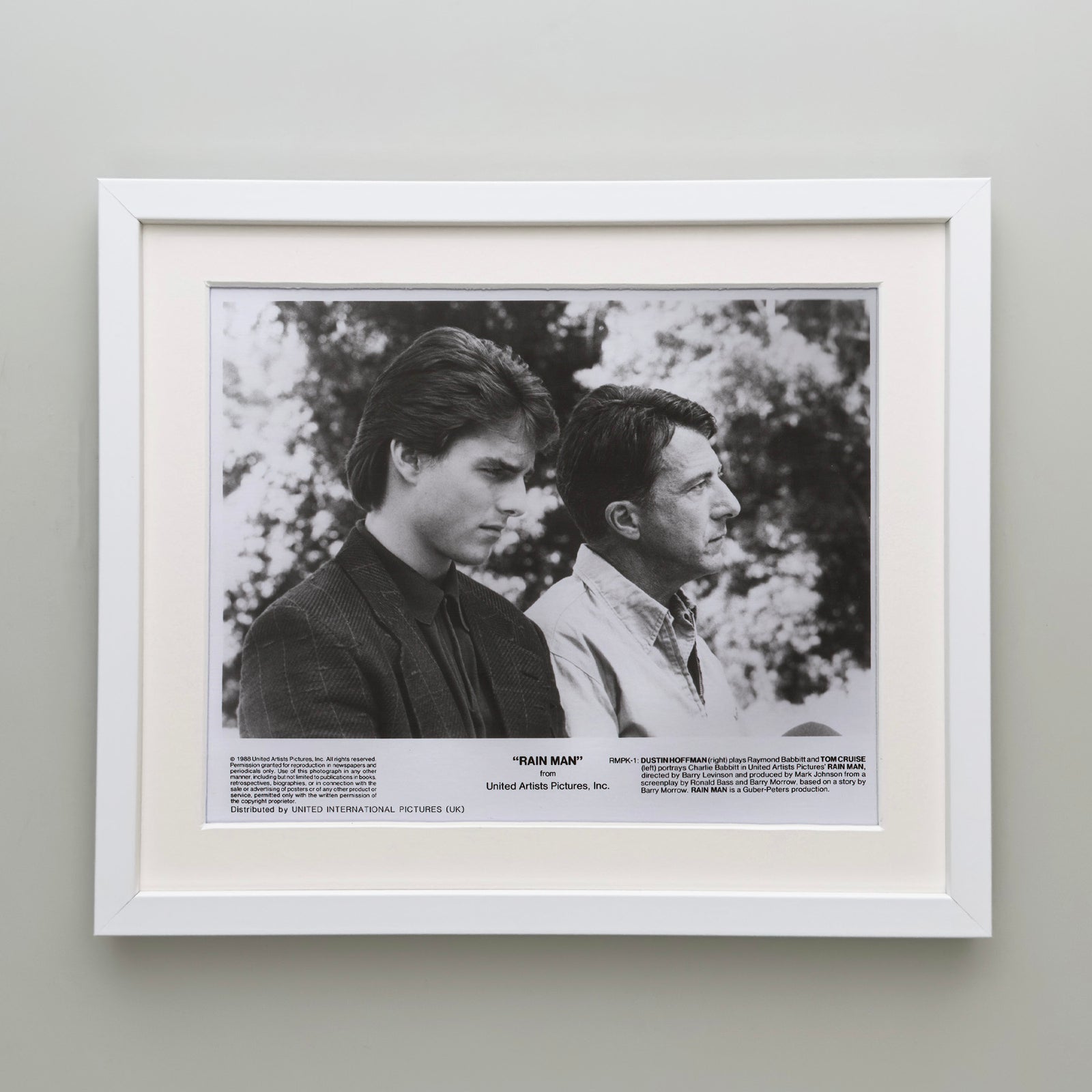 Rain Man 1988 Film Movie Press Publicity Still Framed