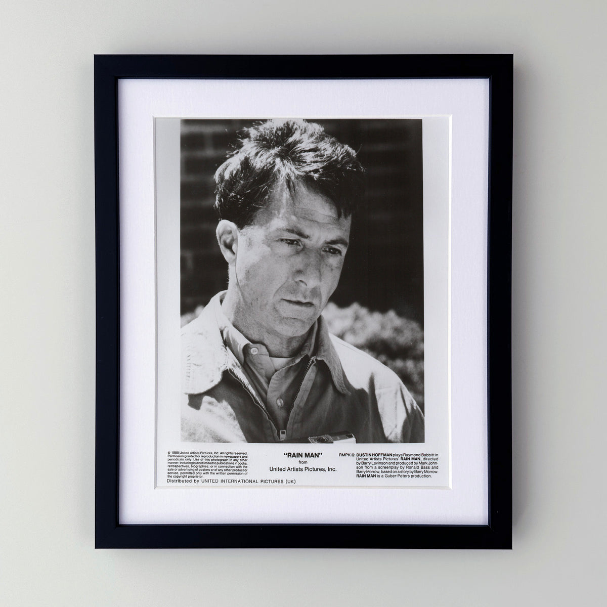 Rain Man 1988 Film Movie Press Publicity Still Framed