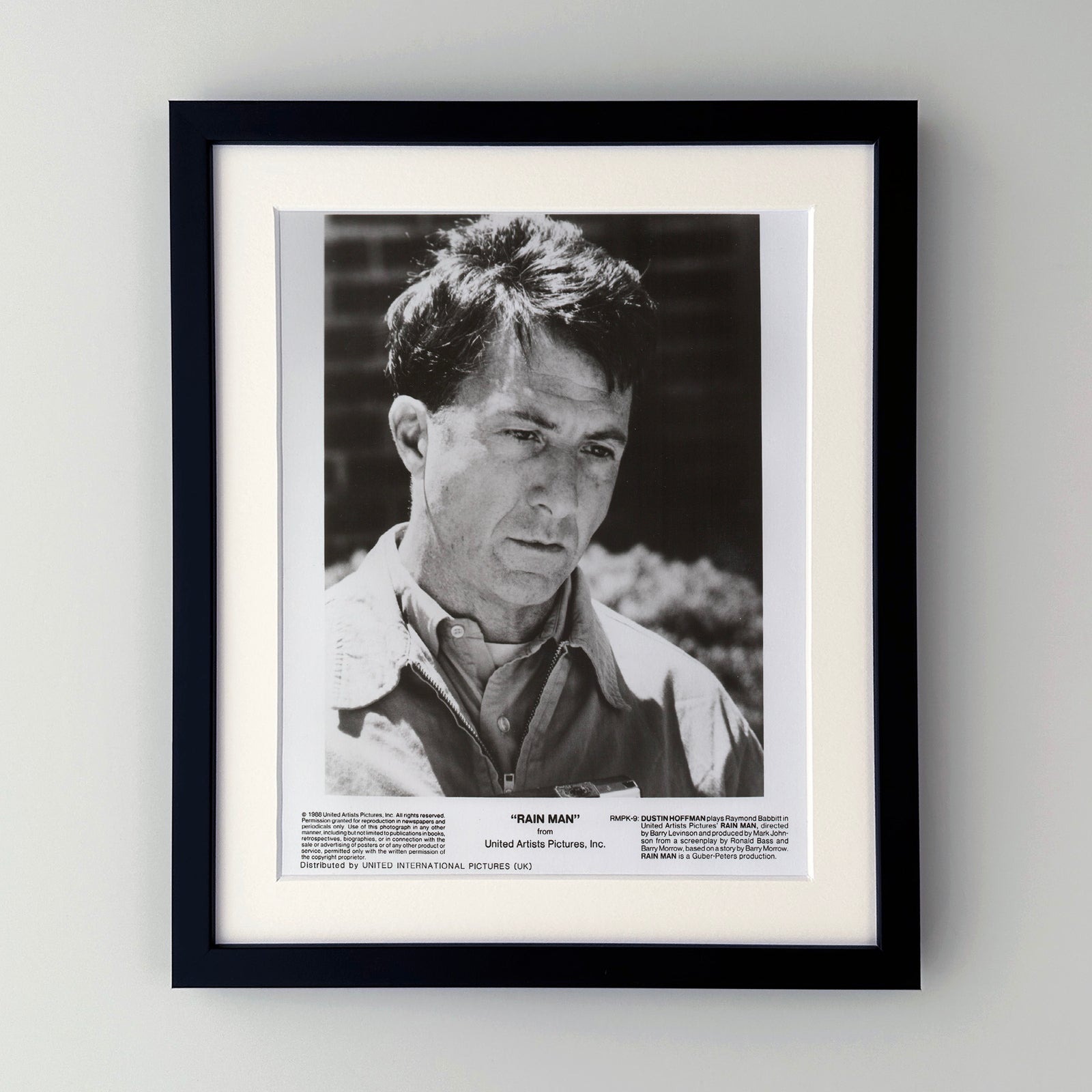 Rain Man 1988 Film Movie Press Publicity Still Framed