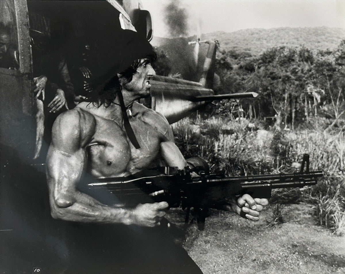 Rambo First Blood Part Two (1985) Sylvester Stallone Publicity Film Movie Still - Framed