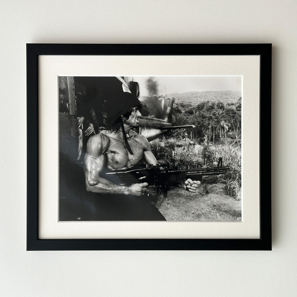 Rambo First Blood Part Two (1985) Sylvester Stallone Publicity Film Movie Still - Framed