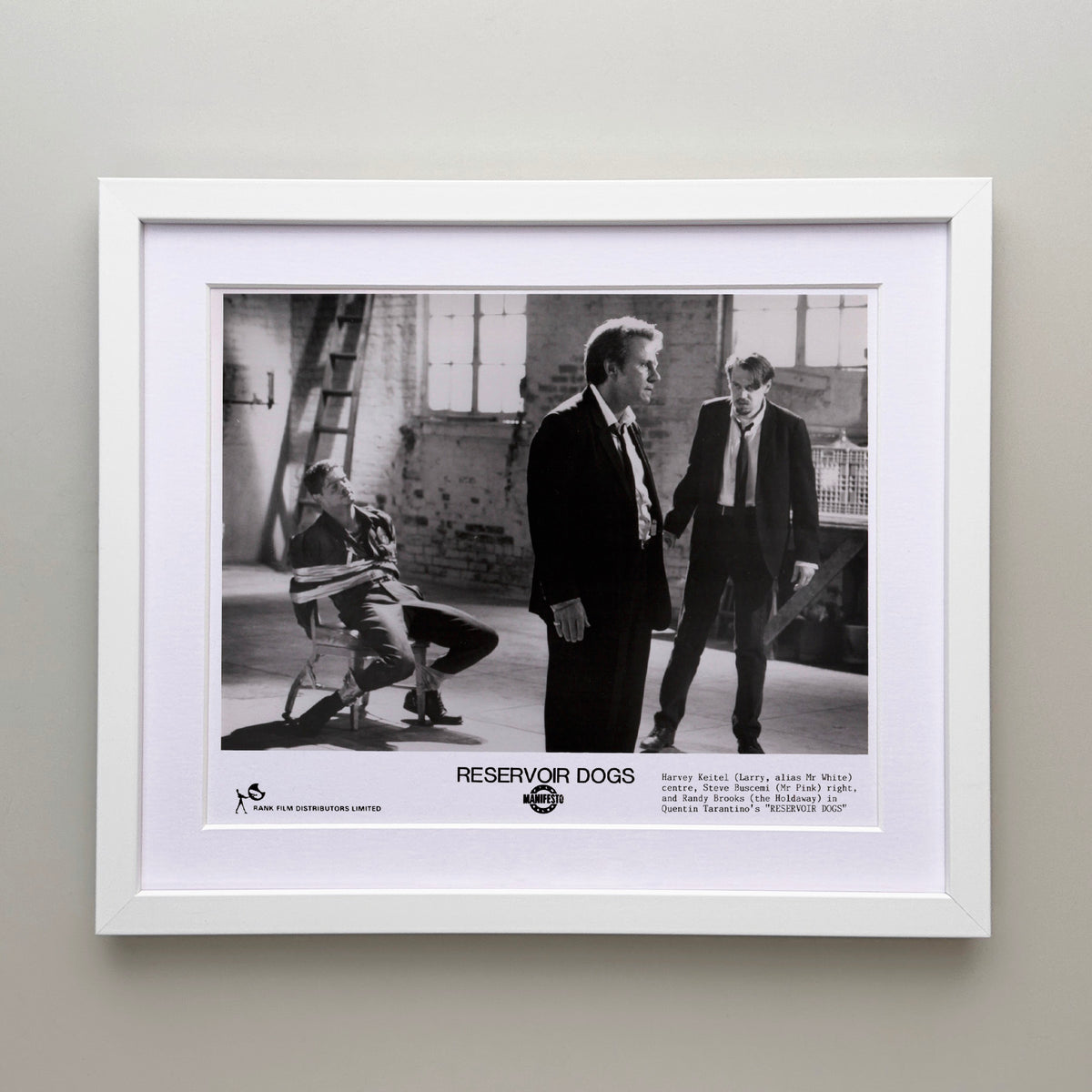 Reservoir Dogs 1992 Publicity Film Movie Press Still Framed