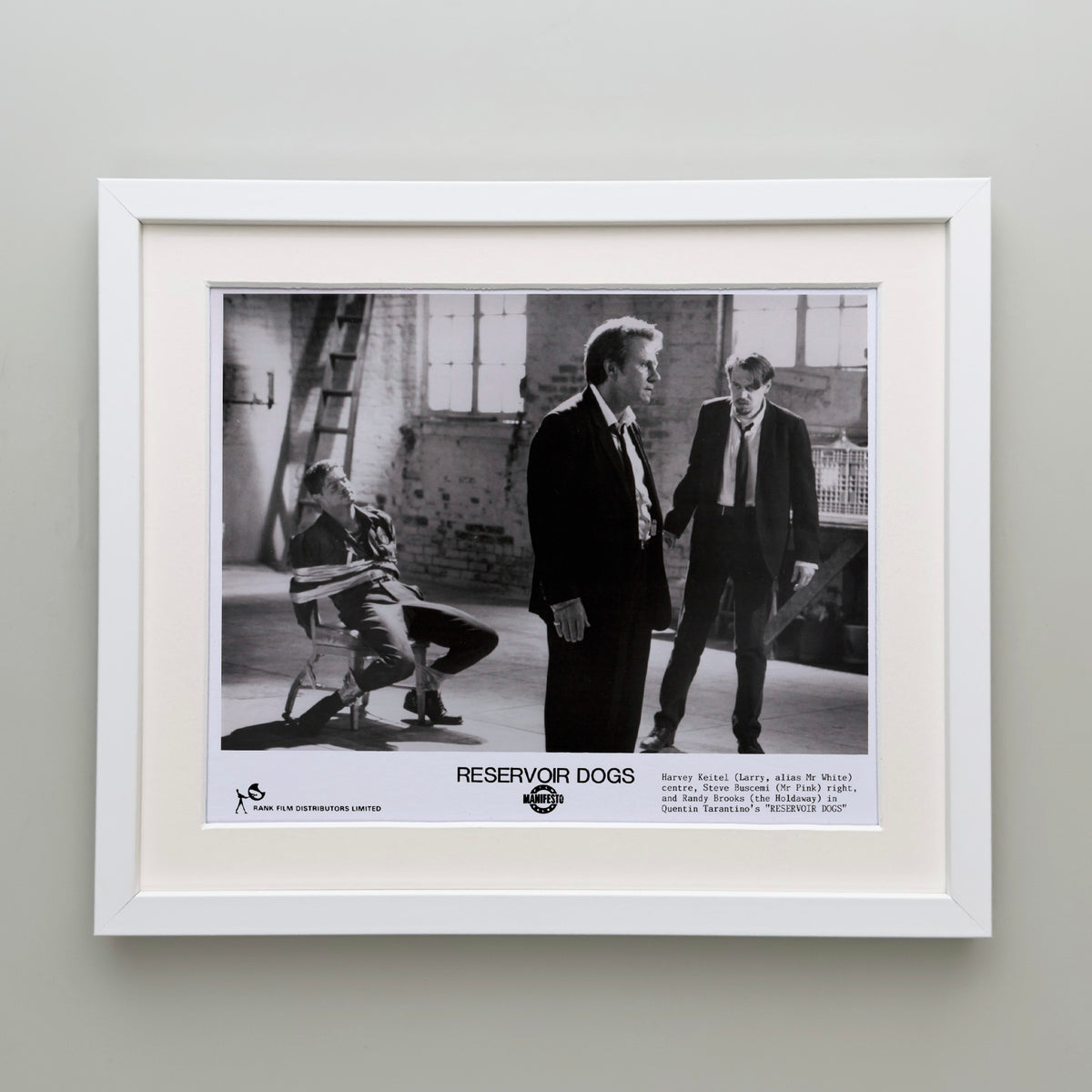 Reservoir Dogs 1992 Publicity Film Movie Press Still Framed