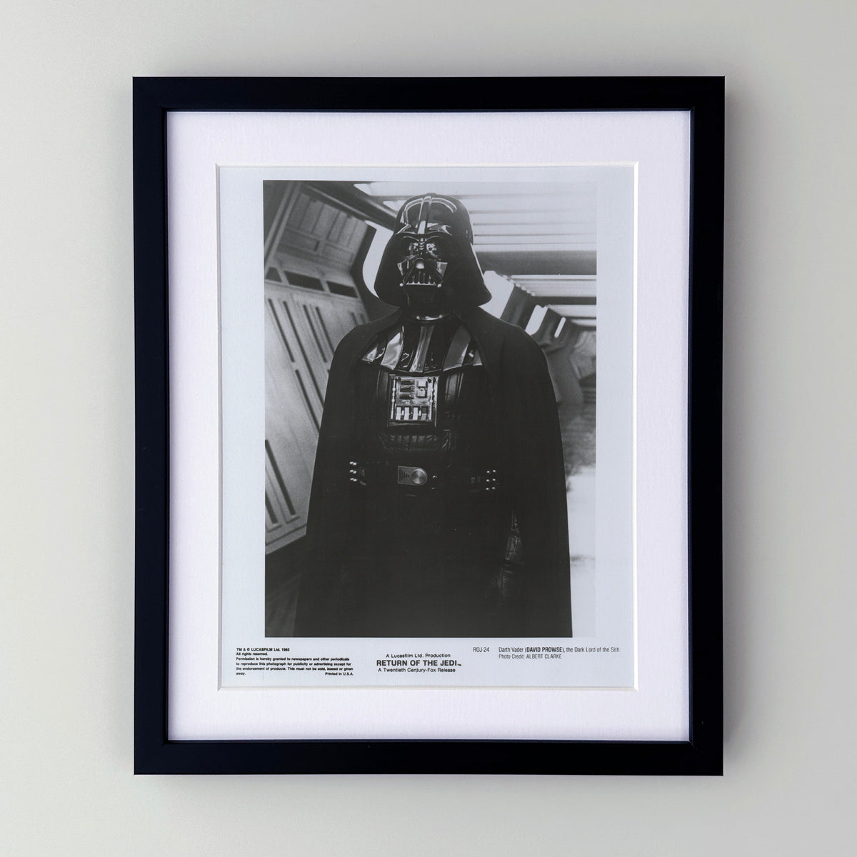 Return of the Jedi (1983) Film Movie Press Publicity Still Framed