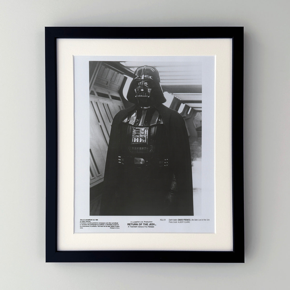 Return of the Jedi (1983) Film Movie Press Publicity Still Framed