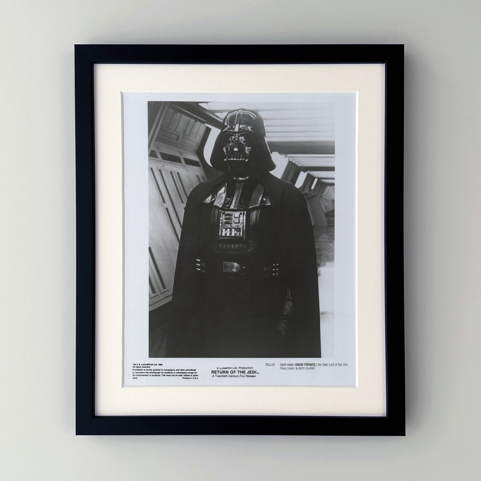 Return of the Jedi (1983) Film Movie Press Publicity Still Framed