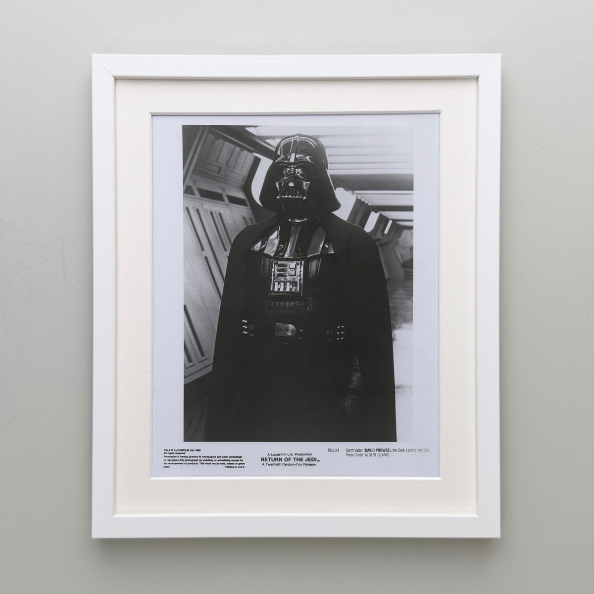 Return of the Jedi (1983) Film Movie Press Publicity Still Framed