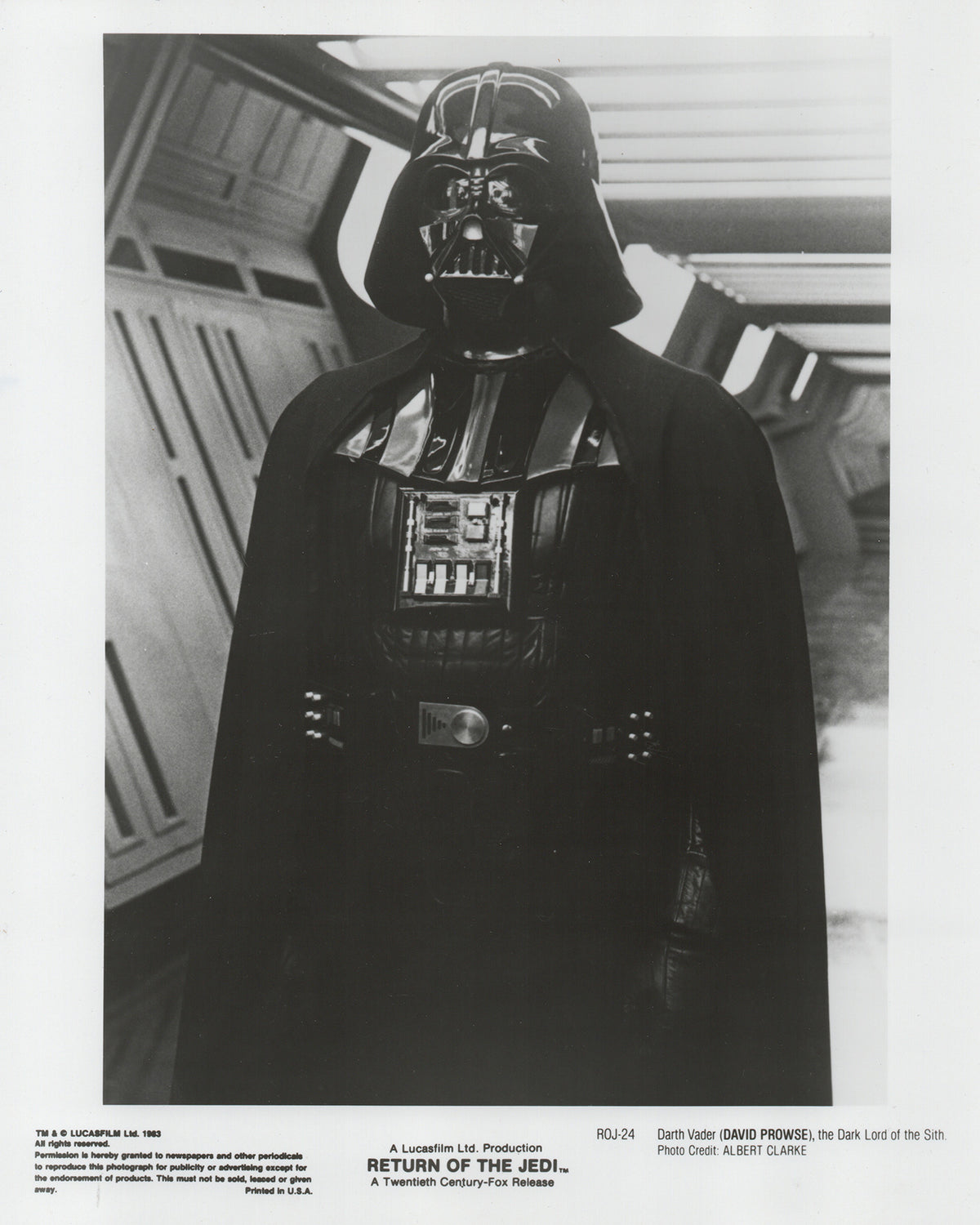 Return of the Jedi (1983) Film Movie Press Publicity Still Framed