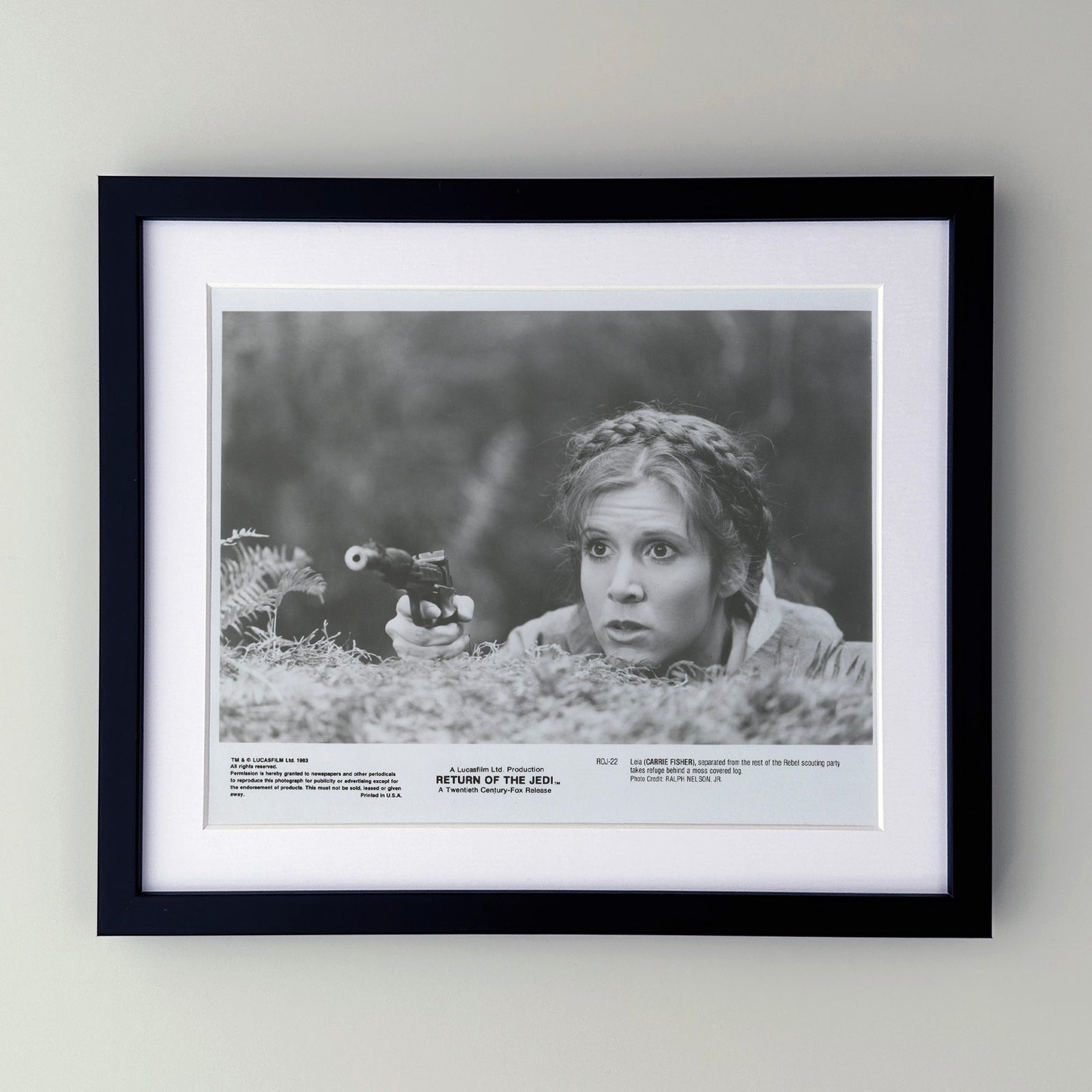 Return of the Jedi (1983) Film Movie Press Publicity Still Framed