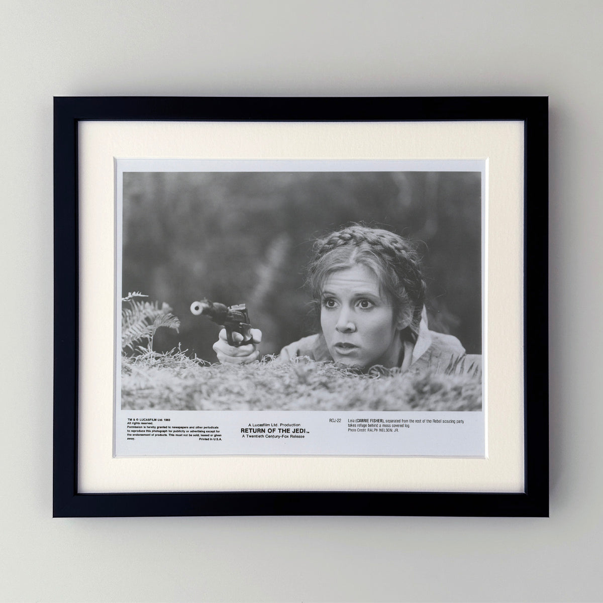 Return of the Jedi (1983) Film Movie Press Publicity Still Framed