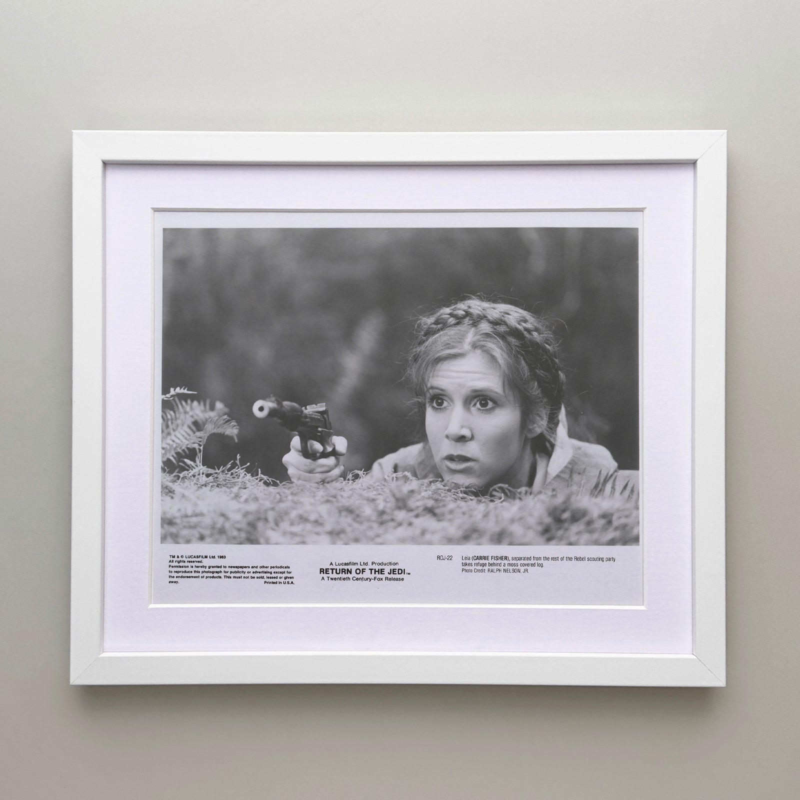 Return of the Jedi (1983) Film Movie Press Publicity Still Framed