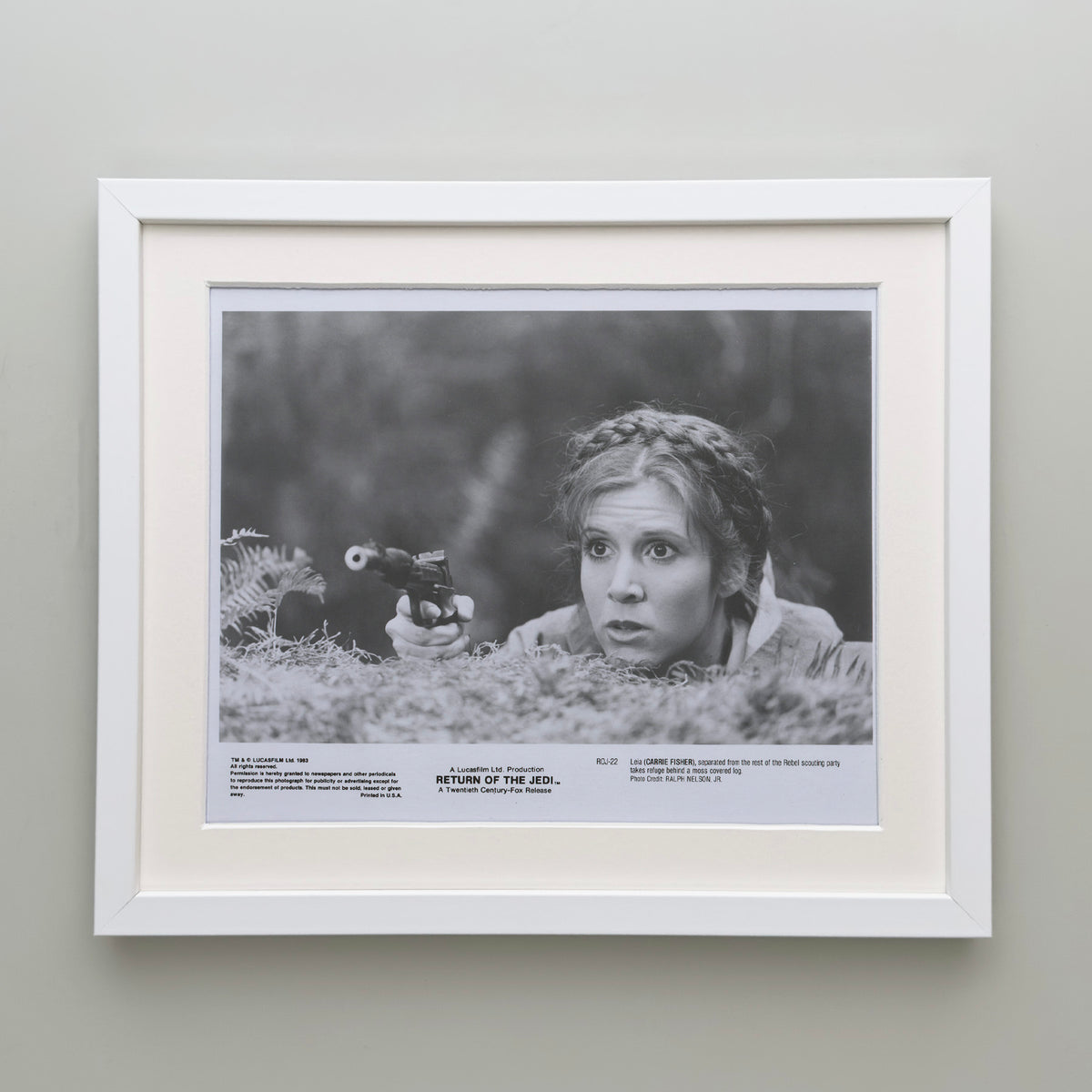 Return of the Jedi (1983) Film Movie Press Publicity Still Framed