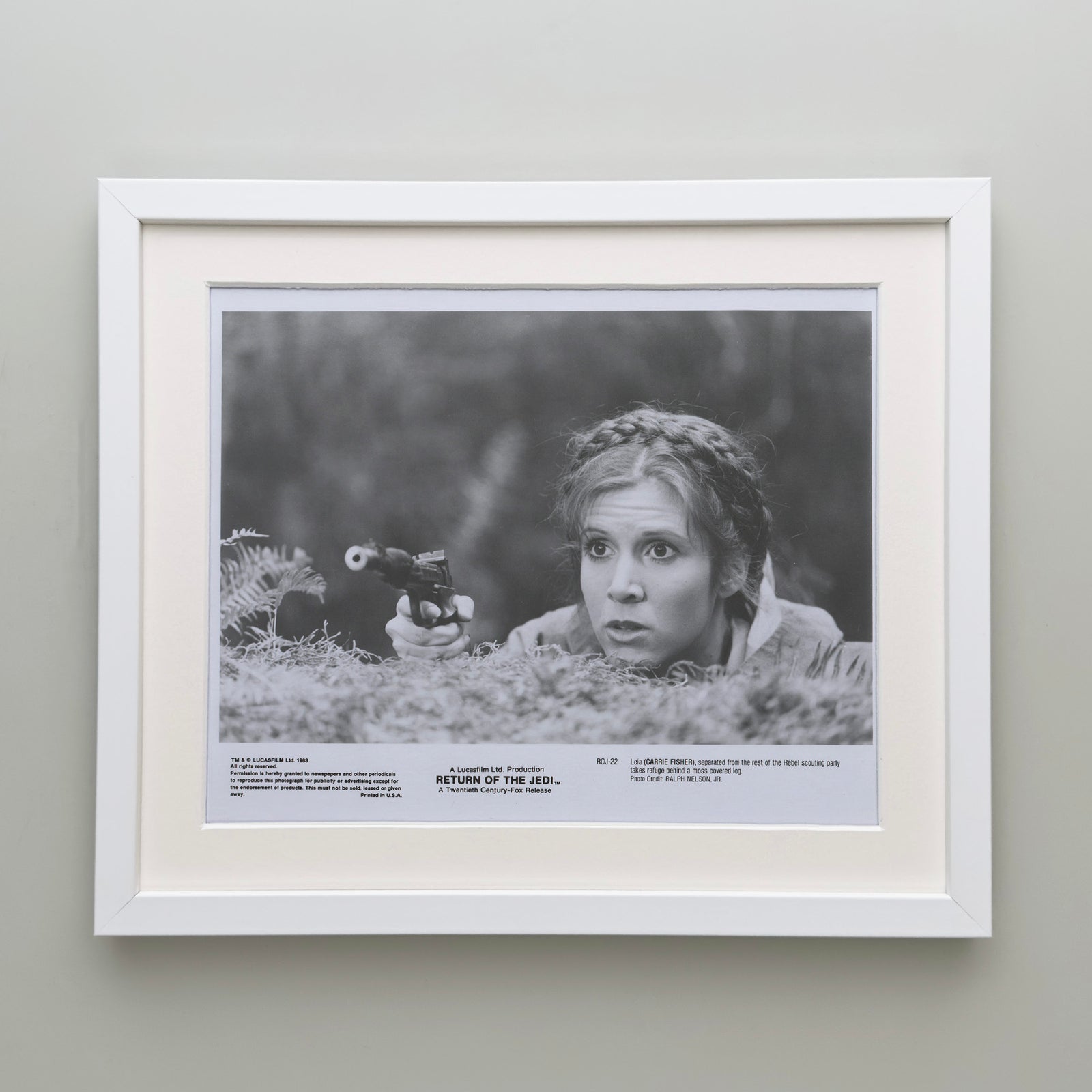 Return of the Jedi (1983) Film Movie Press Publicity Still Framed