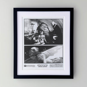 Return of the Jedi 1983 Film Movie Press Publicity Still Framed