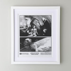 Return of the Jedi 1983 Film Movie Press Publicity Still Framed