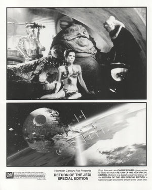 Return of the Jedi 1983 Film Movie Press Publicity Still Framed