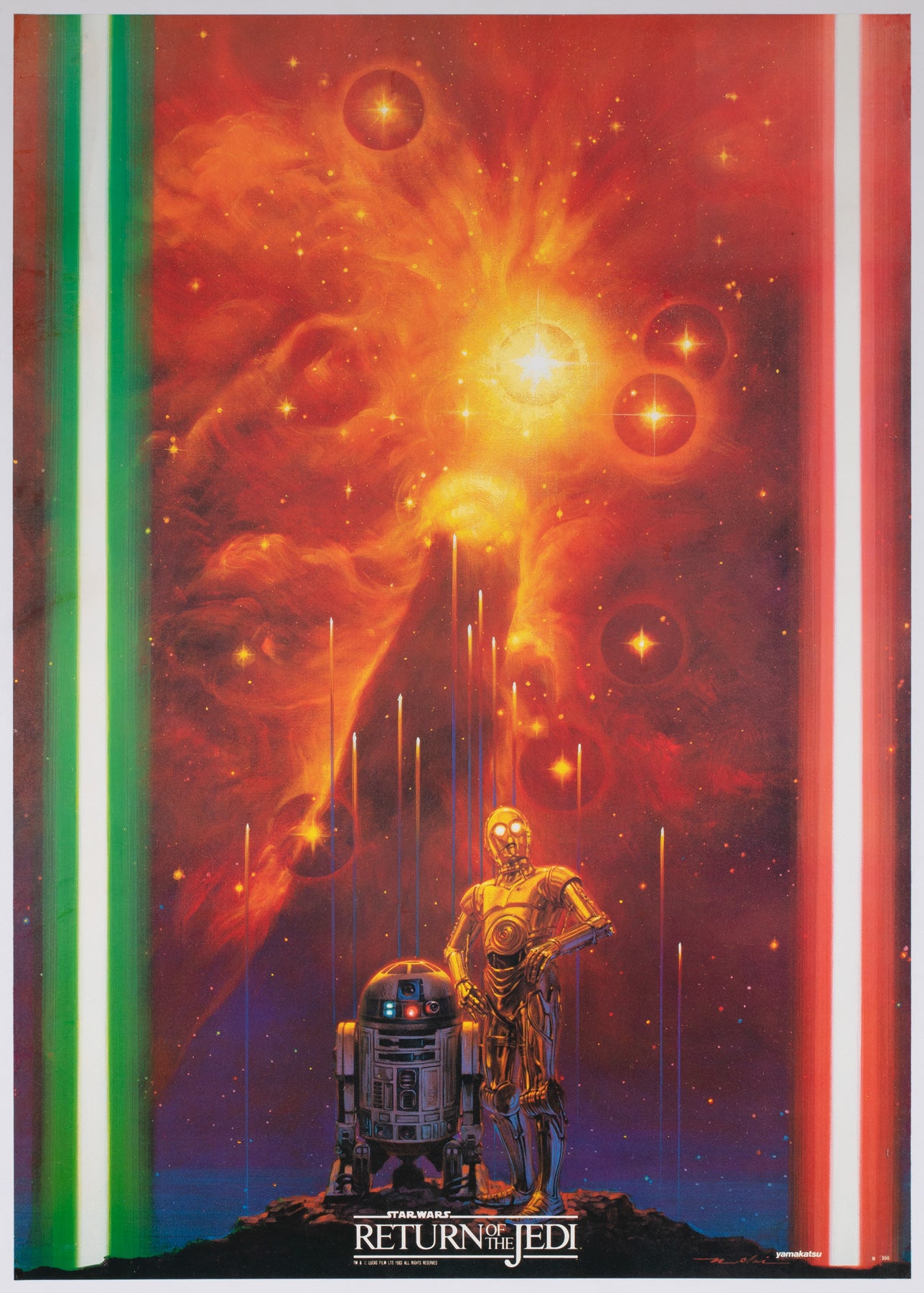Star Wars Return Of The Jedi Movie Poster 23KT Gold Card – Gem Mint 10 (BOGO)