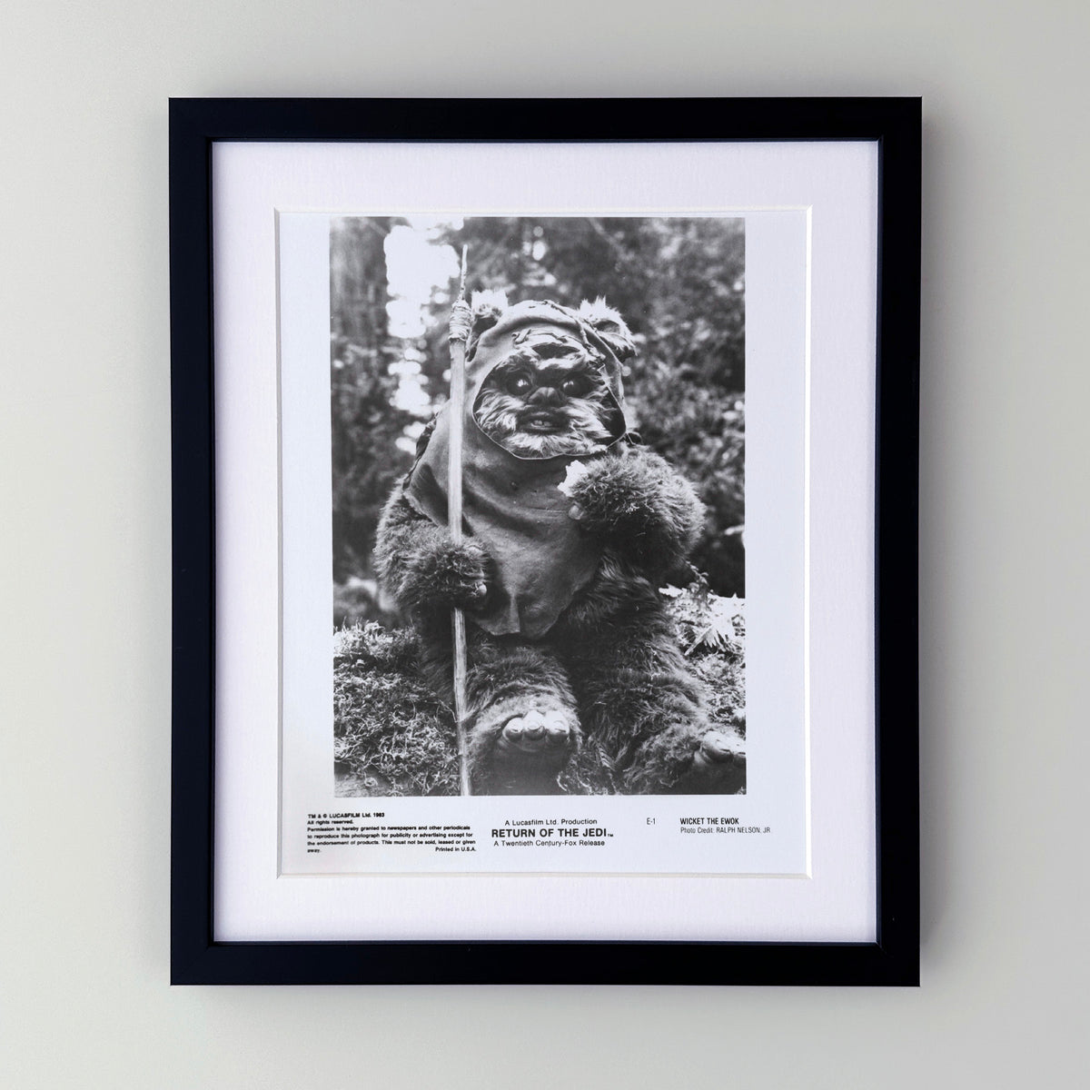 Return of the jedi 1983 Publicity Film Movie Press Still Framed
