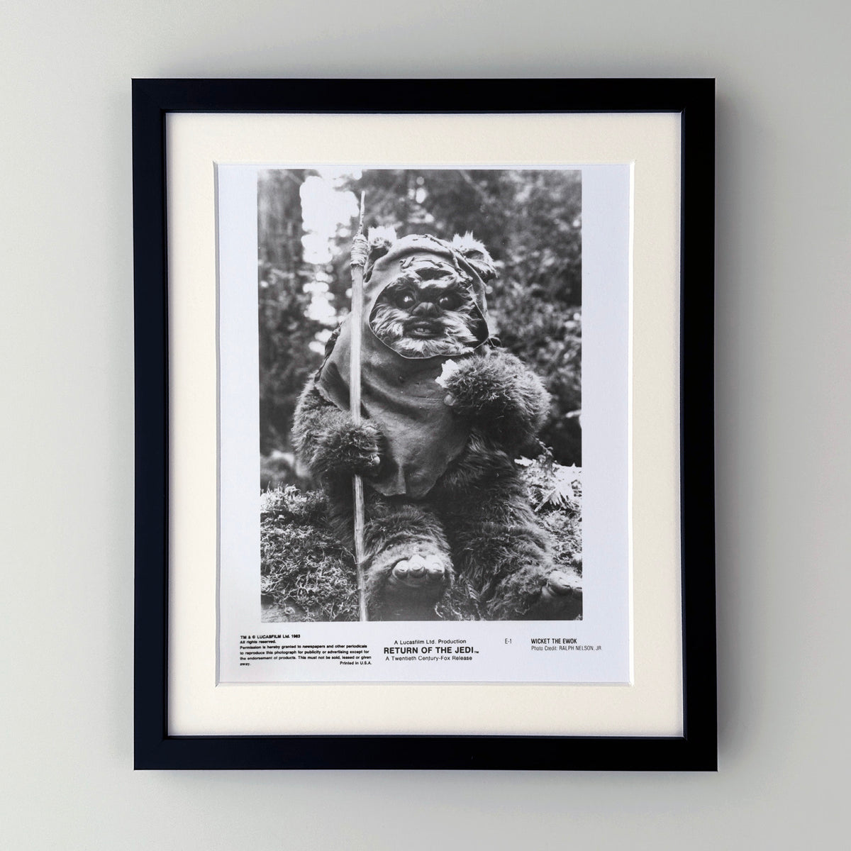 Return of the jedi 1983 Publicity Film Movie Press Still Framed